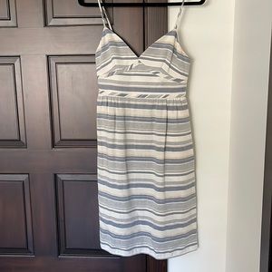 Theory Striped Dress with Pockets - Size 0